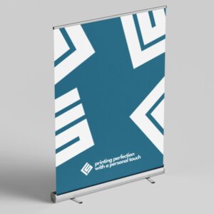 Step and repeat roller banner